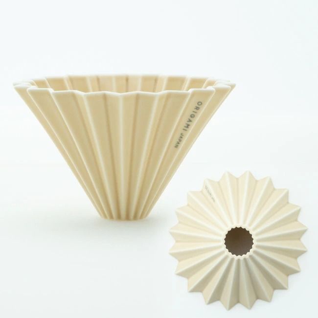 ORIGAMI オリガミ 【ドリッパー M + AS製ドリッパーホルダー セット】 16色展開 日本製 おうちカフェ コーヒードリッパー コーヒー ドリップ M（2～4杯用） 【即日出荷対応 送料無料】B