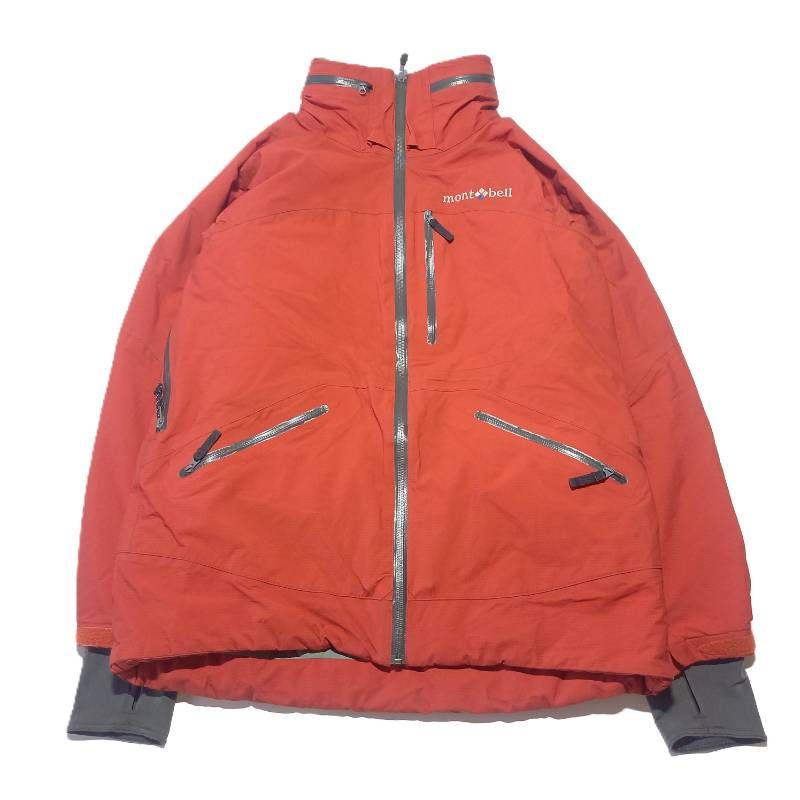 モンベル パウダーステップ ジャケット Mサイズ オレンジ mont-bell