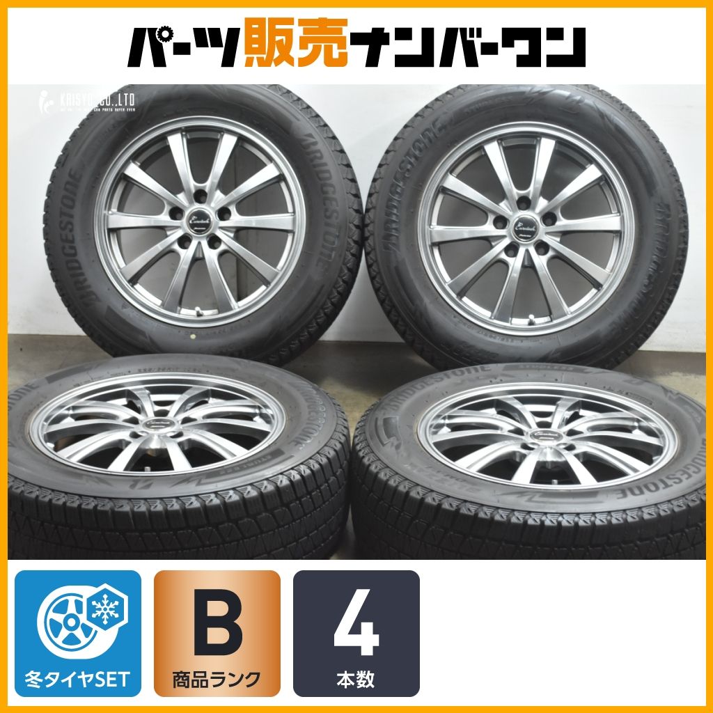 良好 ユーロテック 17 in 7 J 38 PCD 114 3 ブリザック DM V 225 65 R レクサス NX ハリアー RAV 4 ヴァンガード レガシィアウトバック