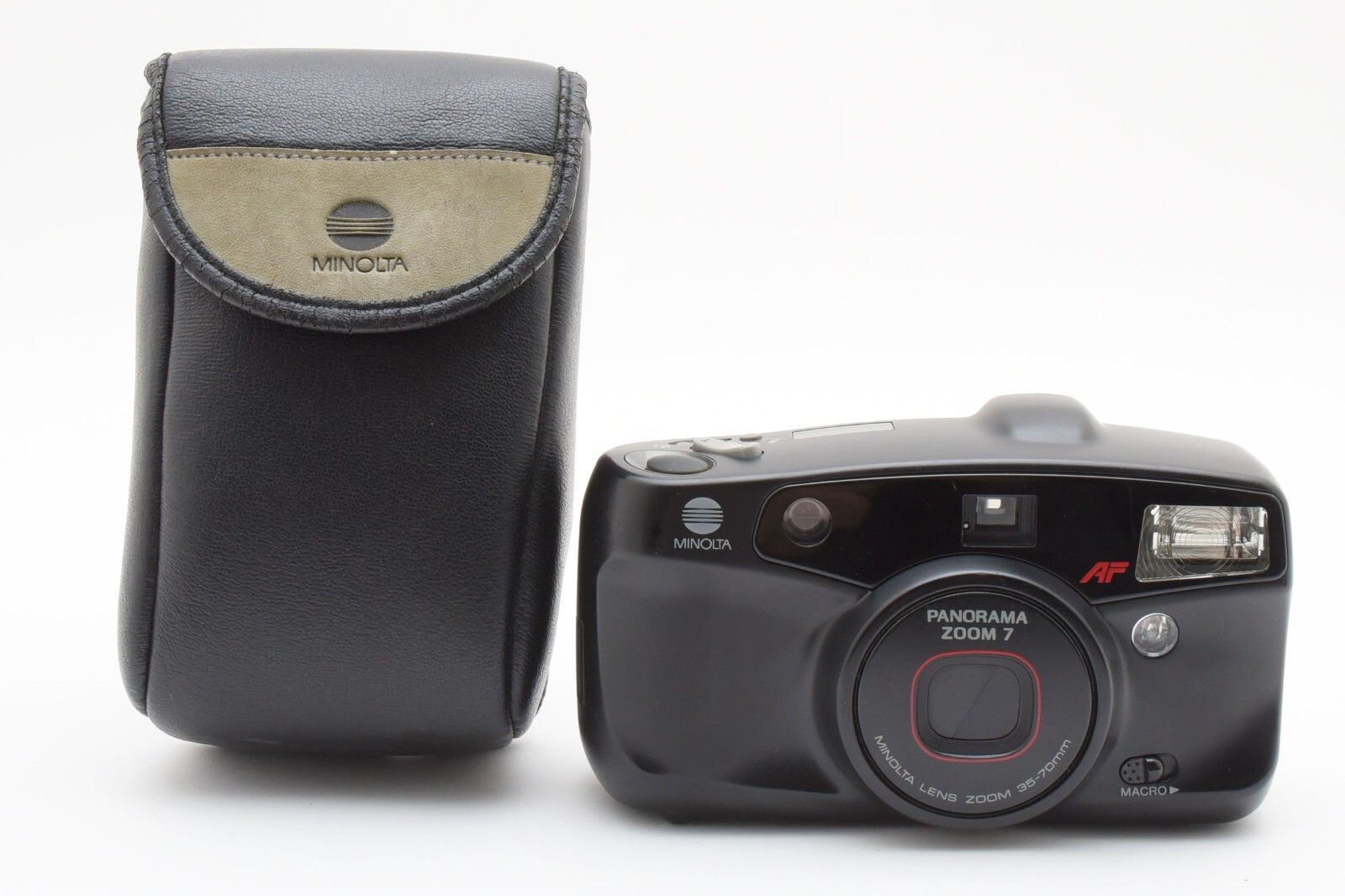 Konica Minolta コニカミノルタ Panorama Zoom 7 Black フィルムカメラ