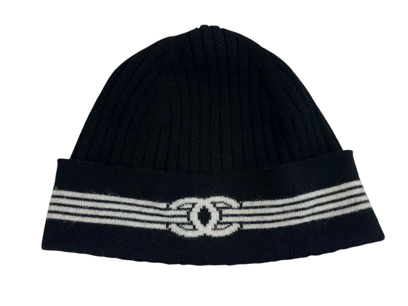 ⭐️現行極美品⭐️ シャネル　21AW カシミヤビーニーニット帽子　ブローチ 中古・古着通販】CHANEL (シャネル) カシミヤ ニット帽子 ホワイト