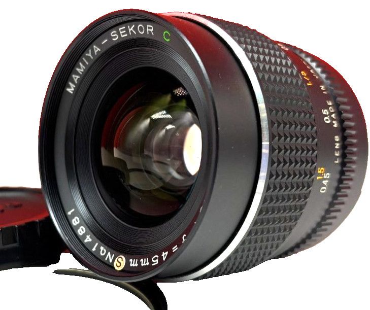 Mamiya マミヤ Sekor C 45mm f/2.8 動作確認済み レンズ Mamiya M645