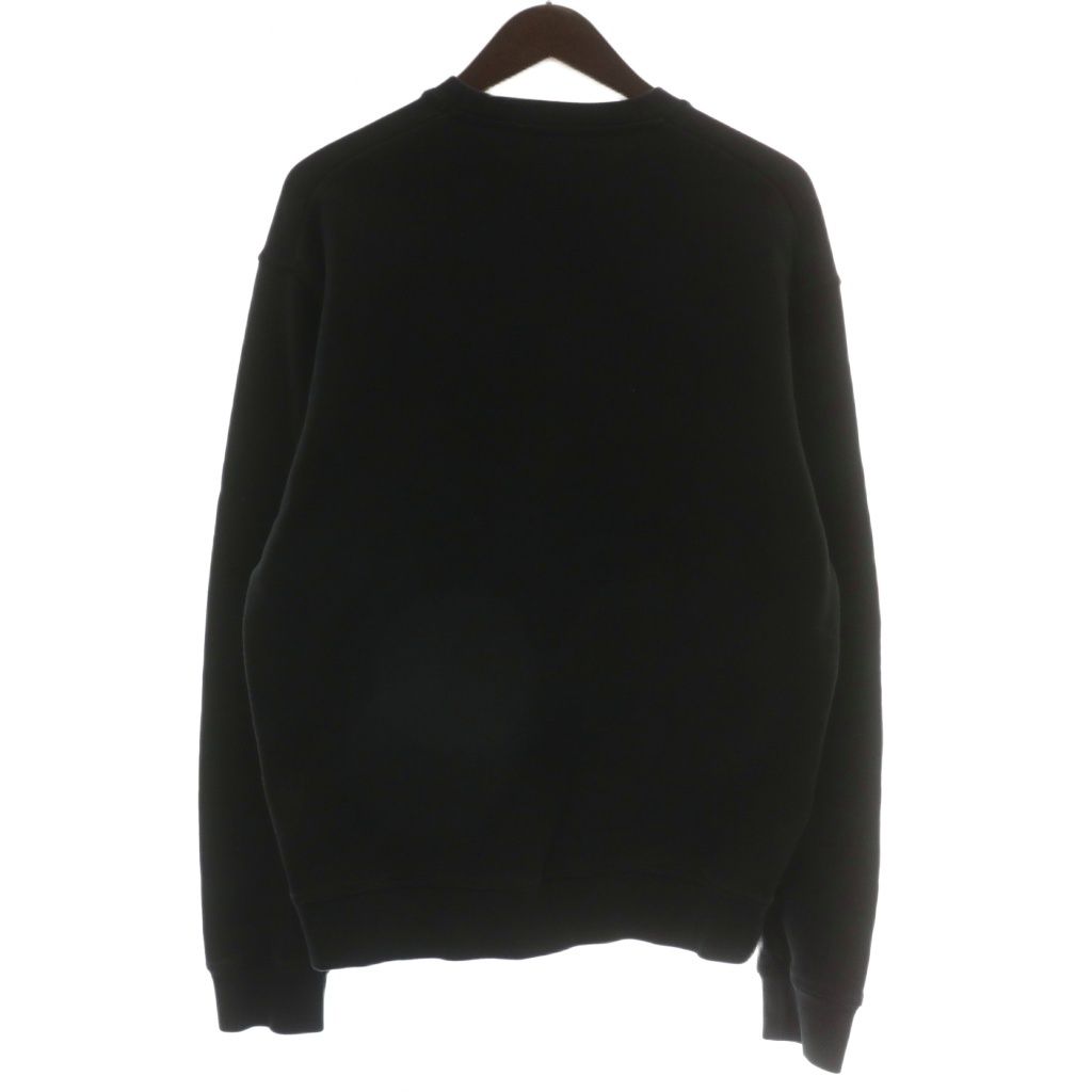 ディースクエアード DSQUARED2 21AW トレーナー スウェット 長袖 裏起毛 クルーネック レインボー ロゴ プリント M 黒 ブラック S74GU0520 S25042 XZ GY01