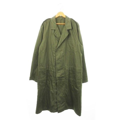 ORCON BV オランダ軍 フィールドコート ロング 肩章 ミリタリー 大きいサイズ 56 XXXL 緑 グリーン MN14 GY18