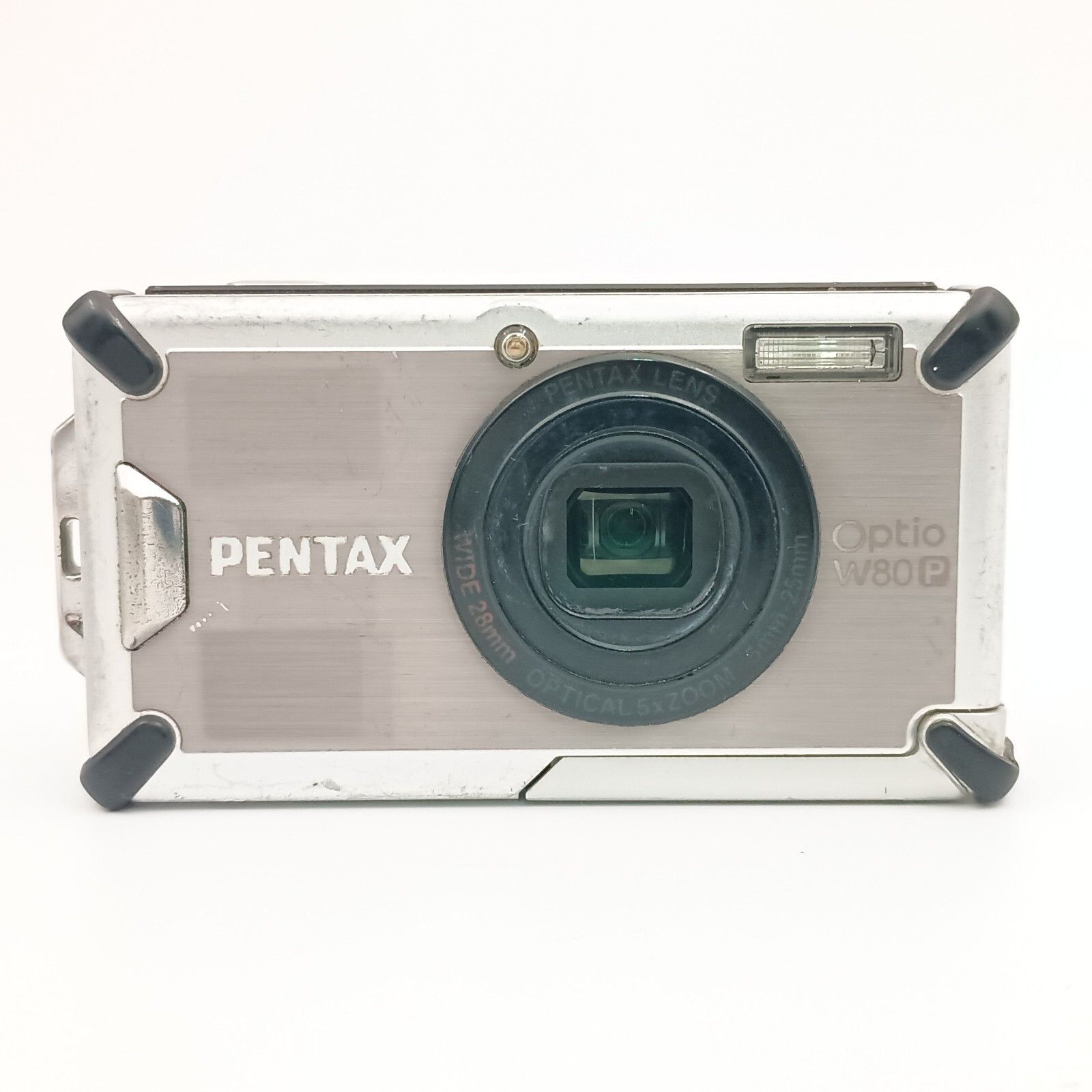 PENTAX ペンタックス Optio W80 P Silver デジタルカメラ - メルカリ