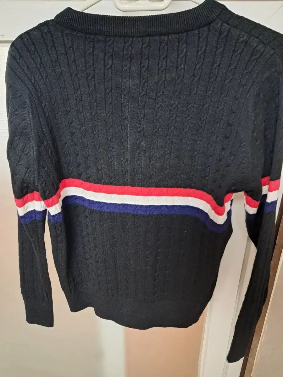 三色ライン ニット