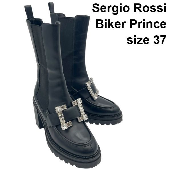 □ セルジオロッシ Sergio Rossi ブーツ バイカー プリンス Biker