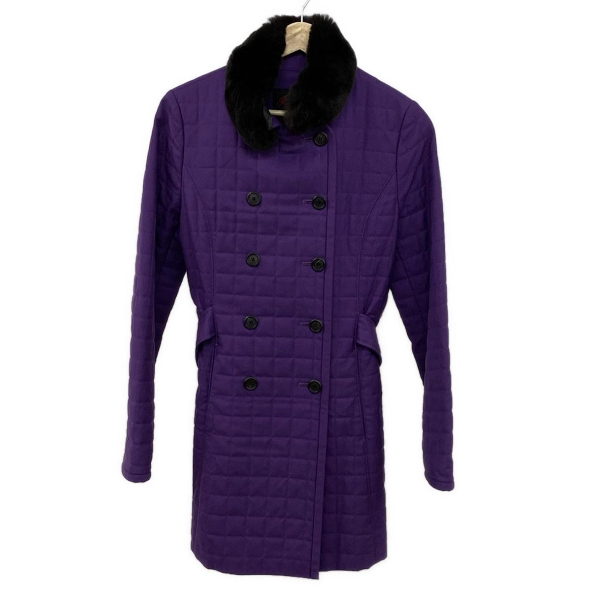 OLD ENGLAND イングランド コート サイズ38 M レディース - パープル 長袖 キルティング 冬 秋