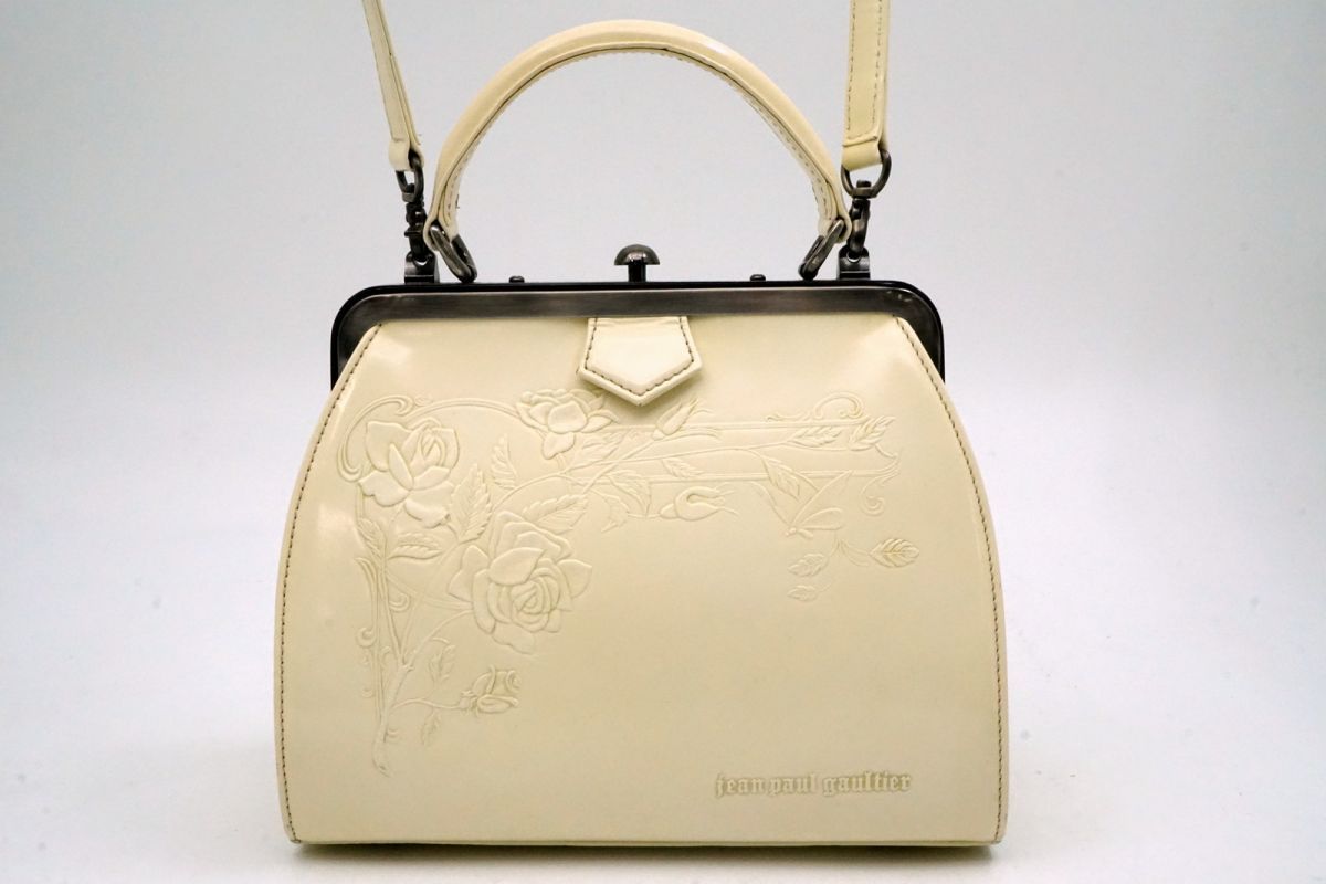 ジャンポールゴルチエ 2way ショルダー ハンドバッグ ニューローズ