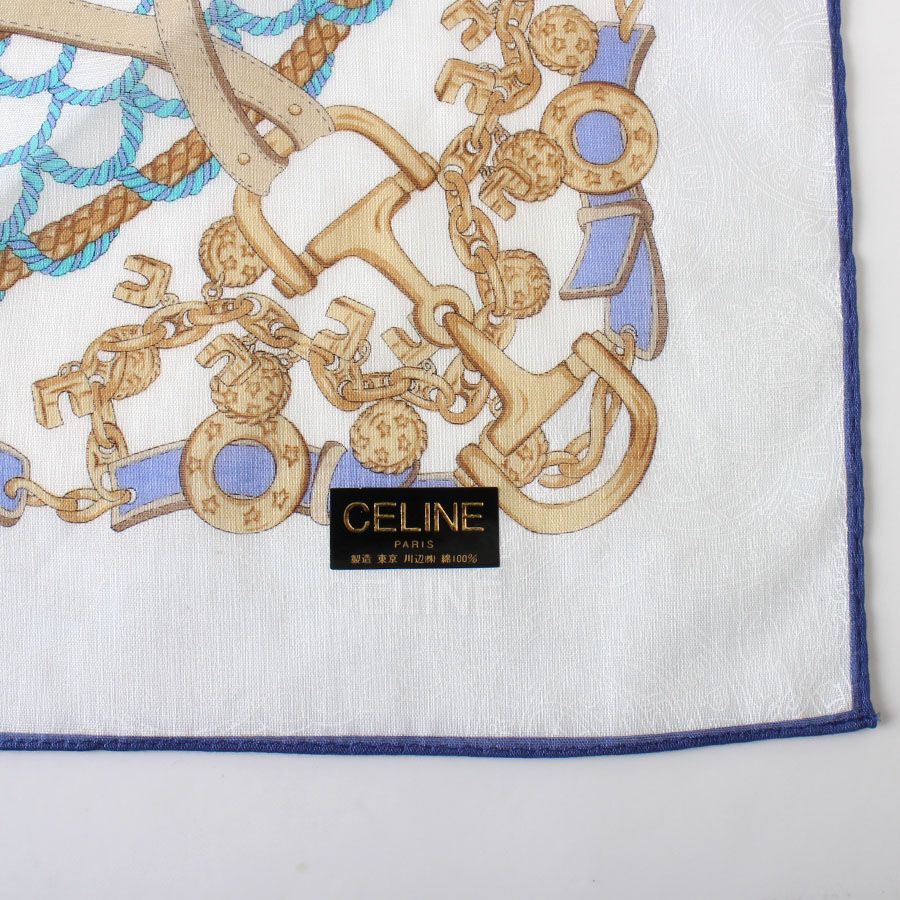 MWJ25561 新品未使用 CELINE セリーヌ ハンカチ 2枚セット 総柄