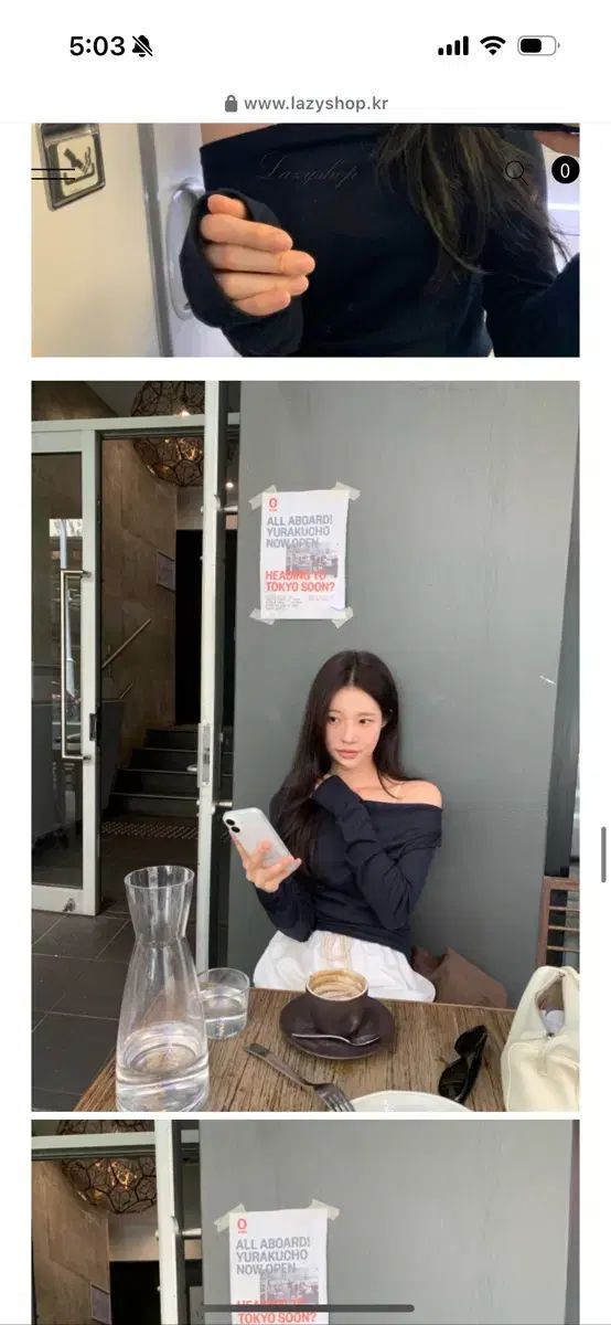 lazyshop ESSENTIALS エッセンシャルズ Tシャツ ネイビー