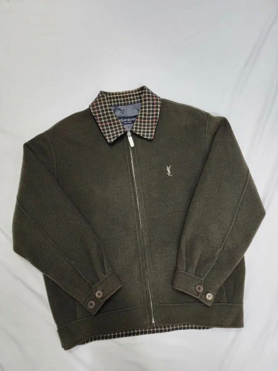 YSL イヴ・サンローラン ヴィンテージ 衣類 CHECK シャツ ジャケット 