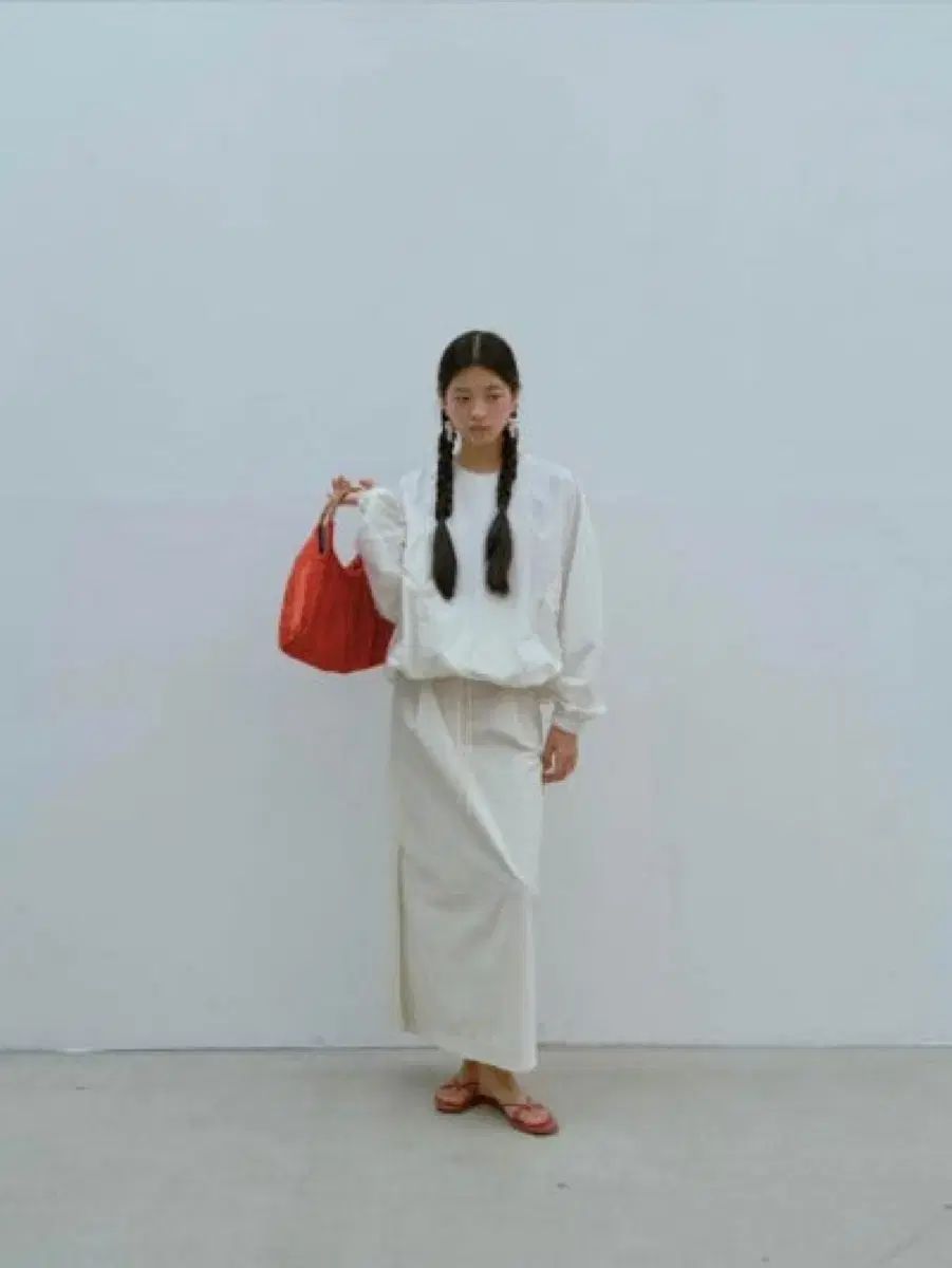 エートスシャーリングスリットスカート m