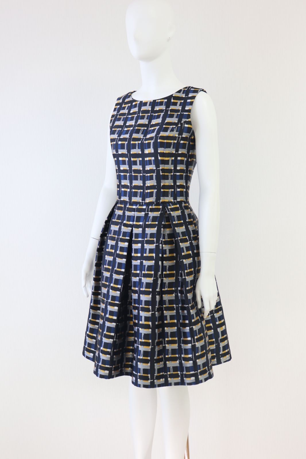 Rene タックフ ワンピース 6536210 黒 ブラック ルネ