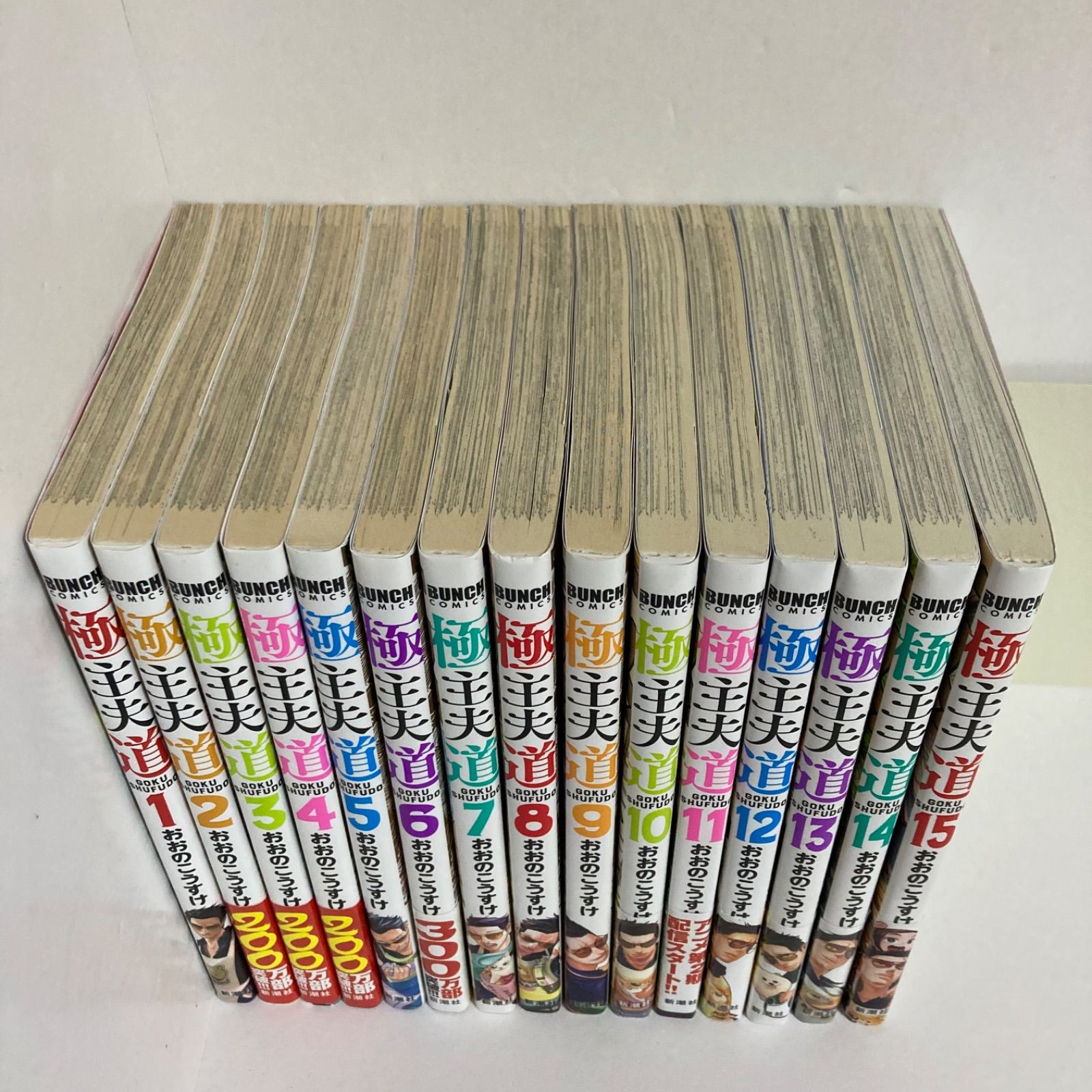 極主夫道1-15巻 全巻 初版 帯付き 特典付き 極主夫道 1-15巻 セット - メルカリ