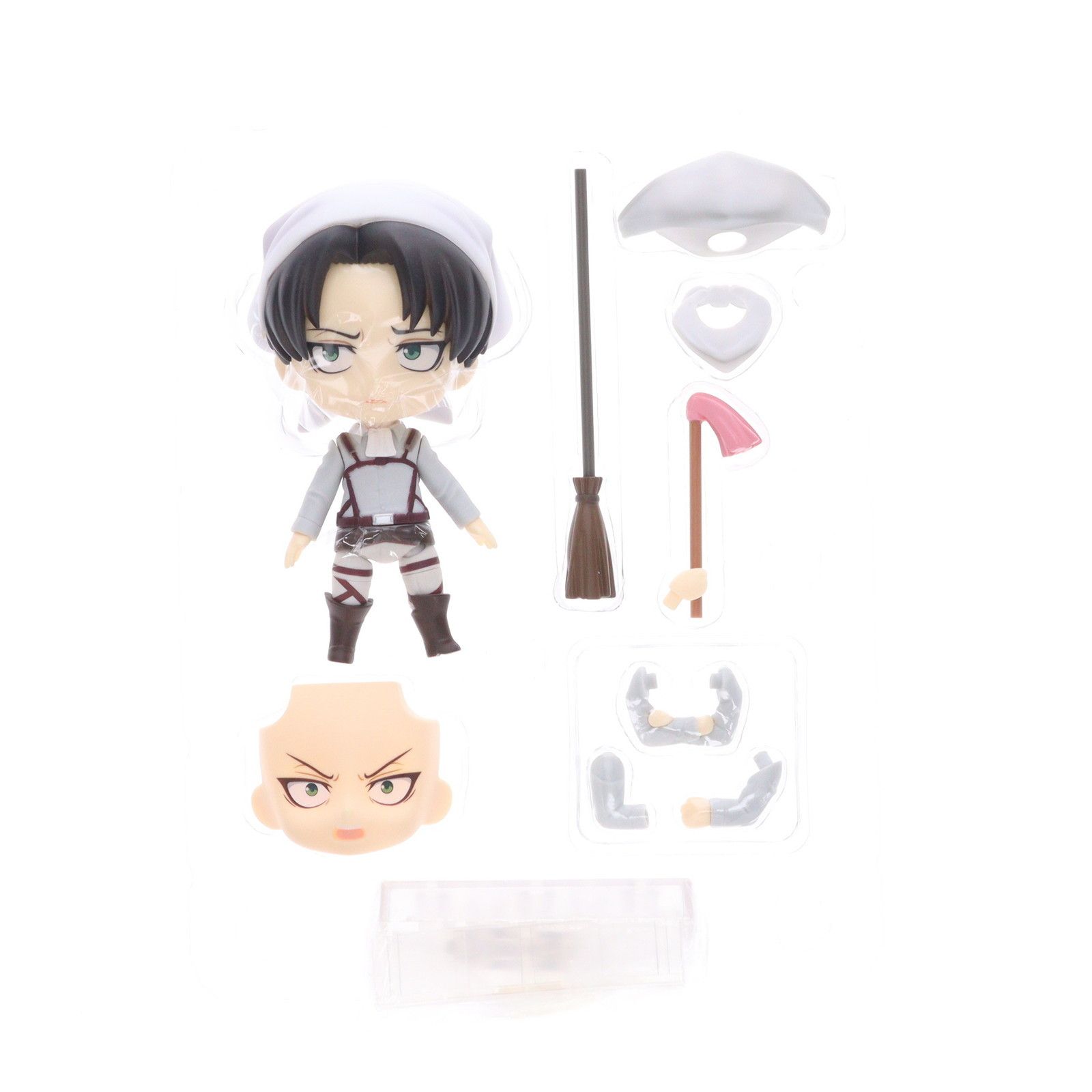 【限定】未使用　ねんどろいど リヴァイ お掃除Ver. コミケ86 GSC限定 海外イベント・コミケの後に受注販売も◎「ねんどろいど リヴァイ お