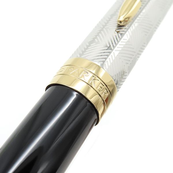 パーカー PARKER ボールペン ソネット メタル＆ブラックCT ステンレス GP 真鍮 ラッカー シルバーXゴールドXブラック 中字 黒インク 筆記 済み 2119787 ケース WWW_OPDRERGINERDOGAN_COM