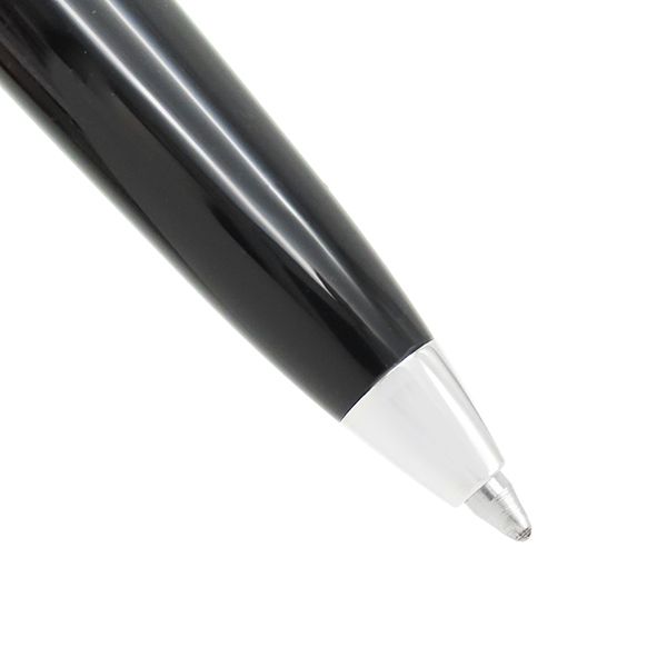 エス テー デュポン S.T DUPONT ボールペン ラインD エタニティ アルミ アルミニウム ブラック×シルバー 黒インク 筆記 済み 425220M ケース