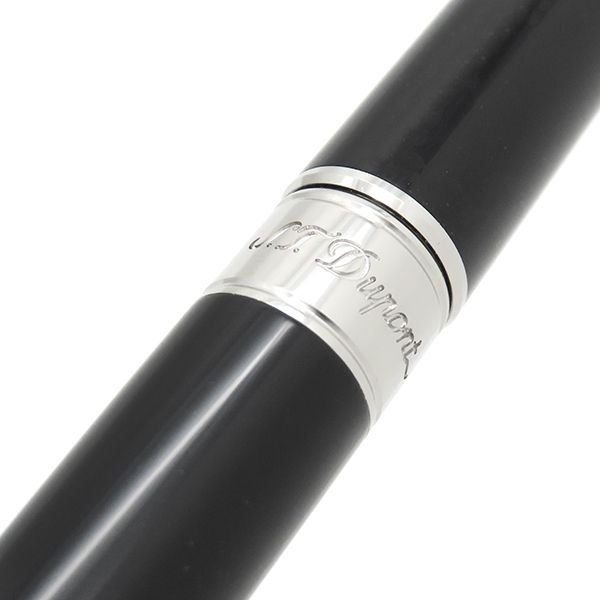 エス テー デュポン S.T DUPONT ボールペン ラインD エタニティ アルミ アルミニウム ブラック×シルバー 黒インク 筆記 済み 425220M ケース WWW_OPDRERGINERDOGAN_COM