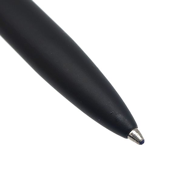 ティファニー Tiffany - Co ボールペン Tクリップ 14K メタル ラッカー K14 クリップ ブラックXゴールド 青インク 筆記 済み