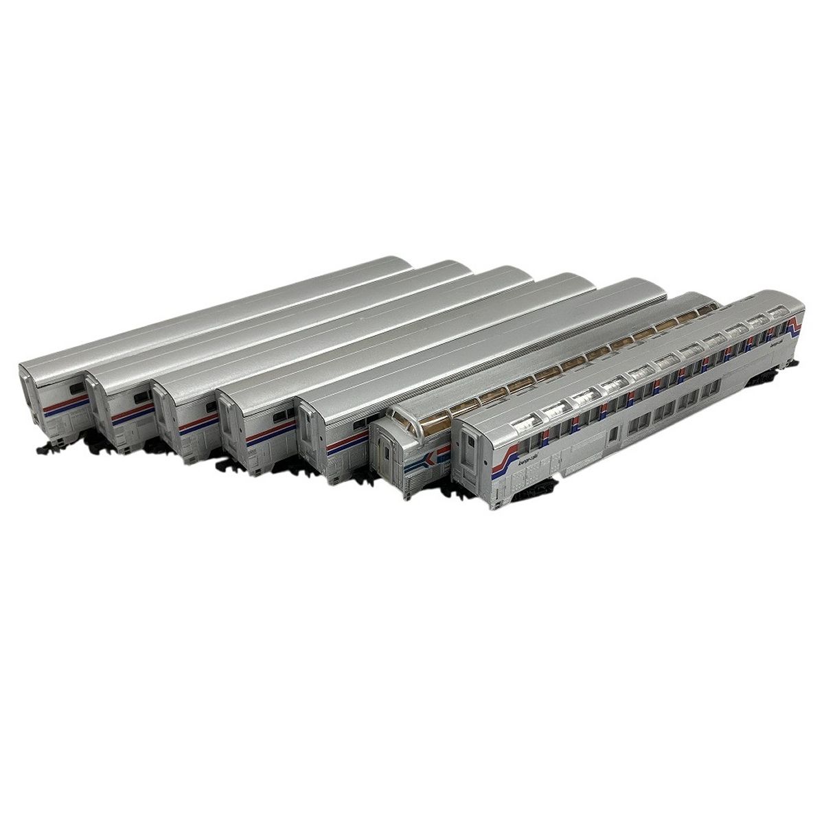 Amtrak CON-COR スーパーライナー おまとめ 7両セット 鉄道模型 Nゲージ アムトラック