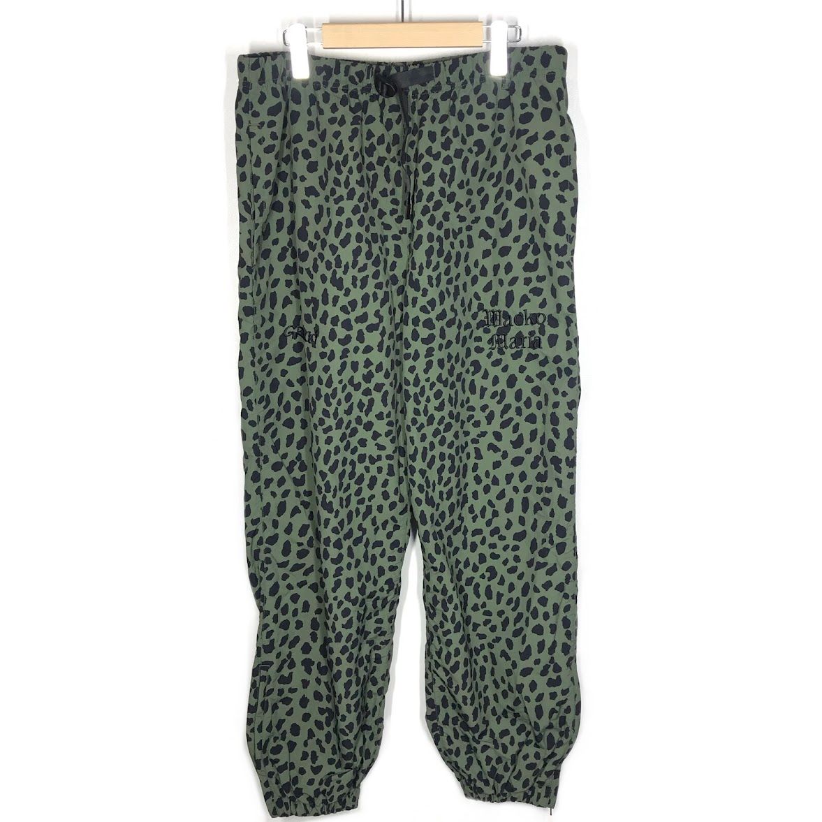 倉吉店 Gramicci グラミチ パンツ ×WACKO MARIA ワコマリア LEOPARD TRACK PANTS レオパードトラックパンツ GRAMICCI-WM-TP01 グリーン サイズ XL 107