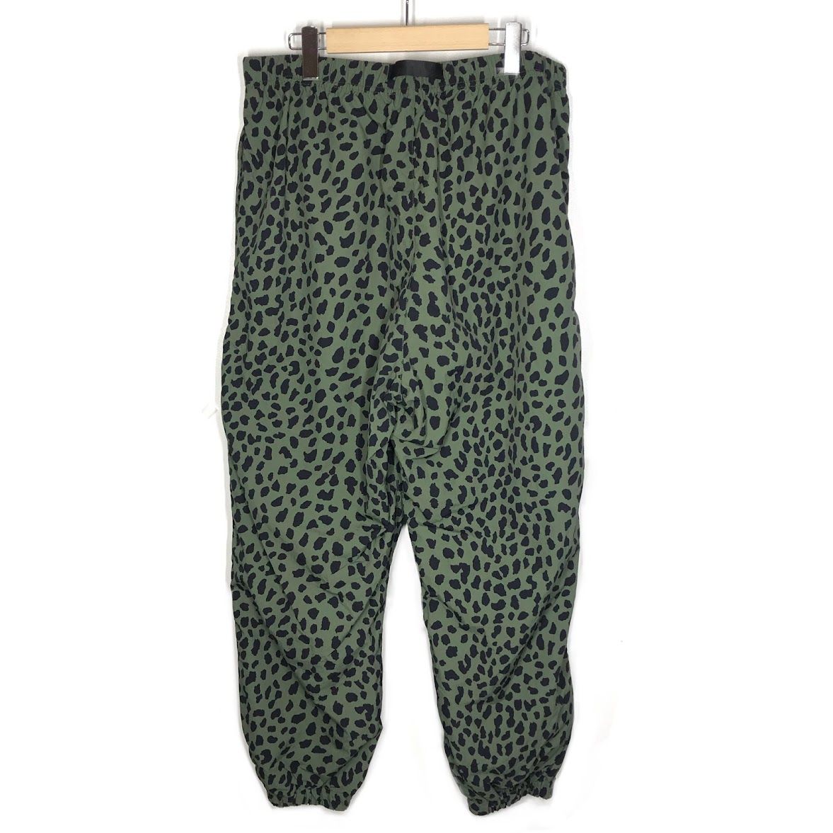 Gramicci グラミチ パンツ WACKO MARIA ワコマリア LEOPARD TRACK PANTS レオパードトラックパンツ WM TP 01 グリーン サイズ XL 107
