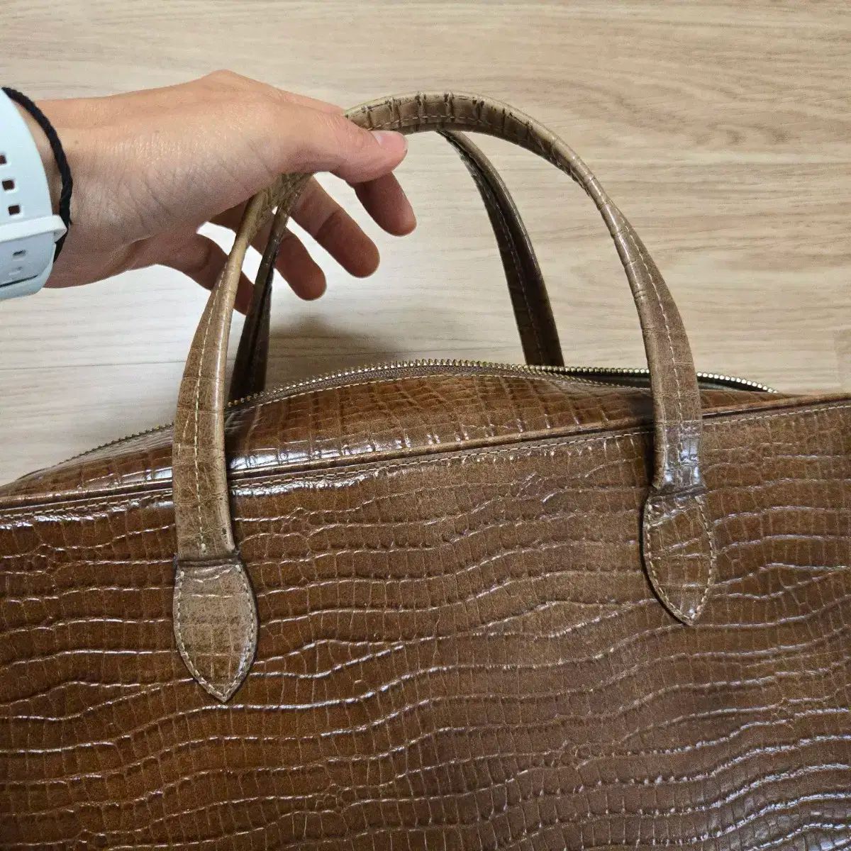 TOUT Y EST LOQUET BAG ロケットバッグ クロコ ラージ