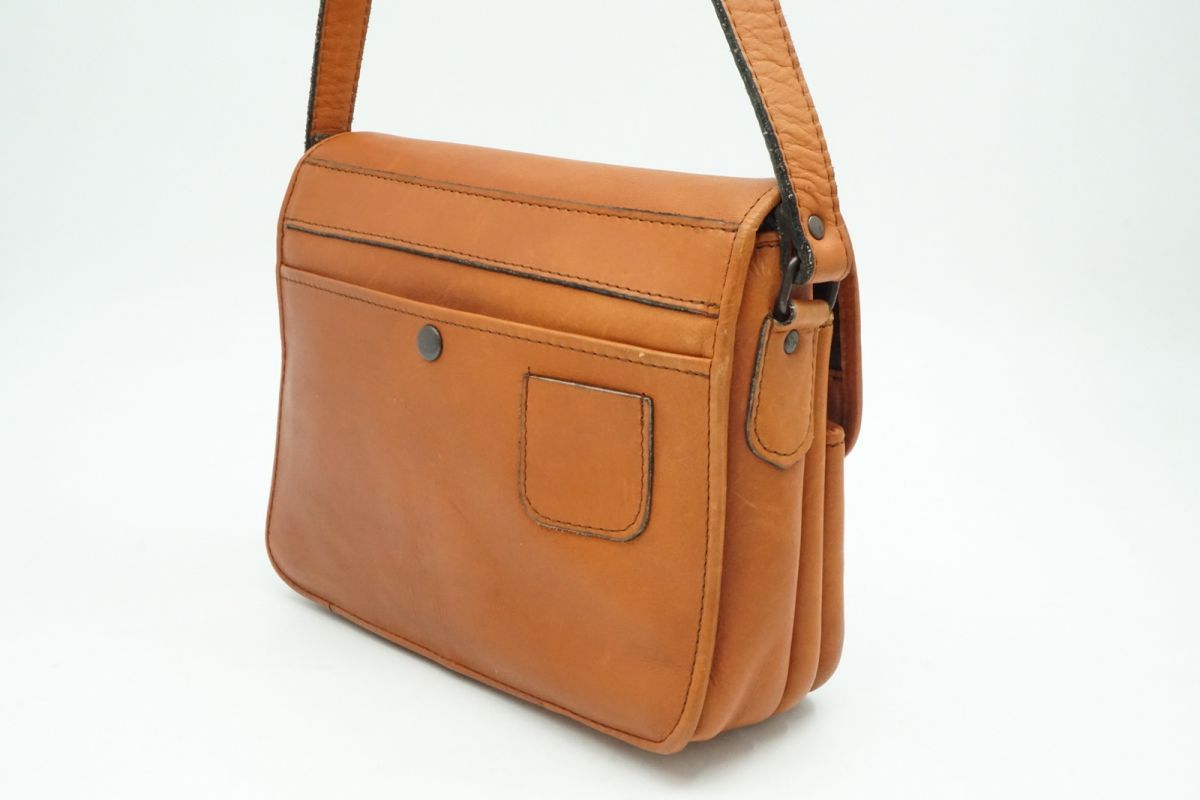  ポーター 吉田カバン メッセンジャー ショルダーバッグ メンズ Unisex オールレザー キャメル PORTER 4363 h ショルダーバッグ ショルダーバッグ