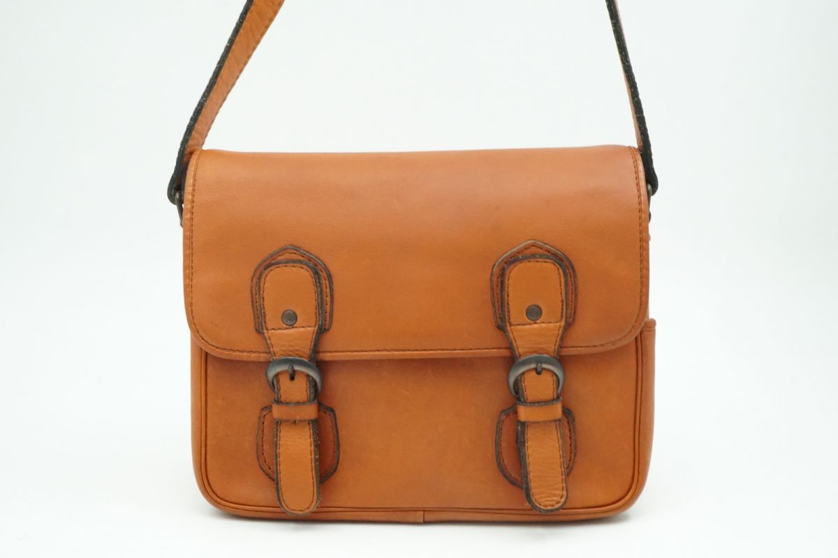 ポーター 吉田カバン メッセンジャー ショルダーバッグ メンズ Unisex オールレザー キャメル PORTER 4363h