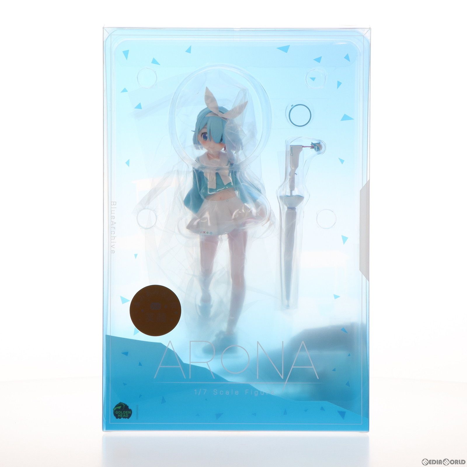 ゴールデンヘッド　アロナ　フィギュア　あみあみ限定版 あみあみ限定特典付属 アロナ あみあみ限定版 ブルーアーカイブ 1/7