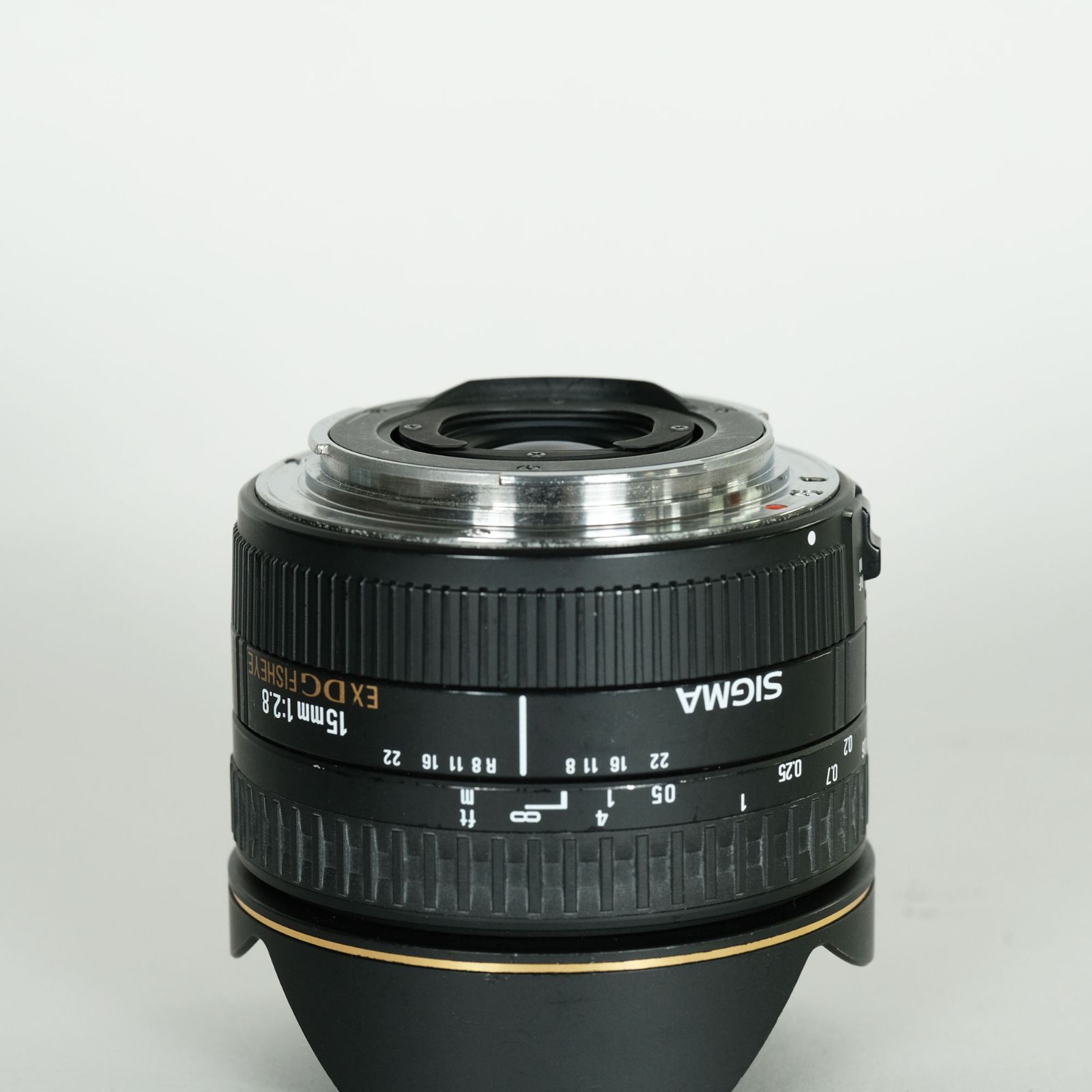 シグマ 15mm F2.8 EX FISHEYE キヤノンEFマウント用 ジャンク品] SIGMA 15mm F2.8EX DG DIAGONAL FISHEYE (キヤノンEF用