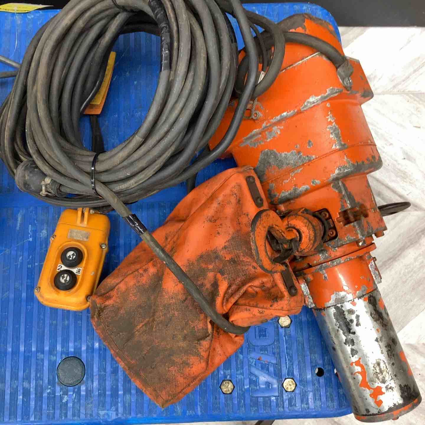 象印 懸垂式小型電気チェーンブロック αSB-025 250kg 揚程6m 二速型 越谷店