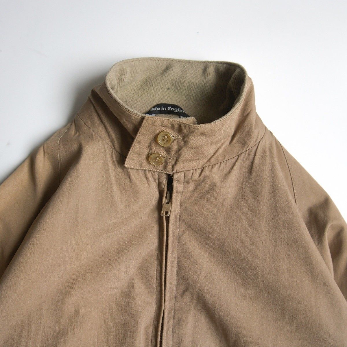 70's BARACUTA G9 ハリントンジャケット ベージュ ヴィンテージ 70s Vintage BARACUTA バラクータ 英国製 G9 オールド ハリントン