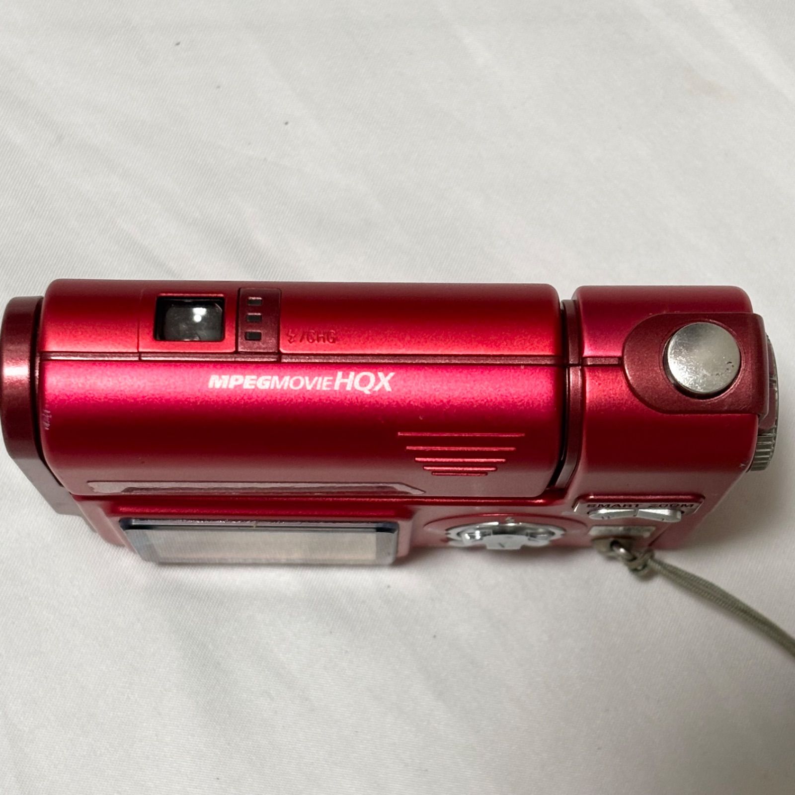 送料無料】SONY/ソニー/Cyber-shot/サイバーショット/DSC-F77A/レッド