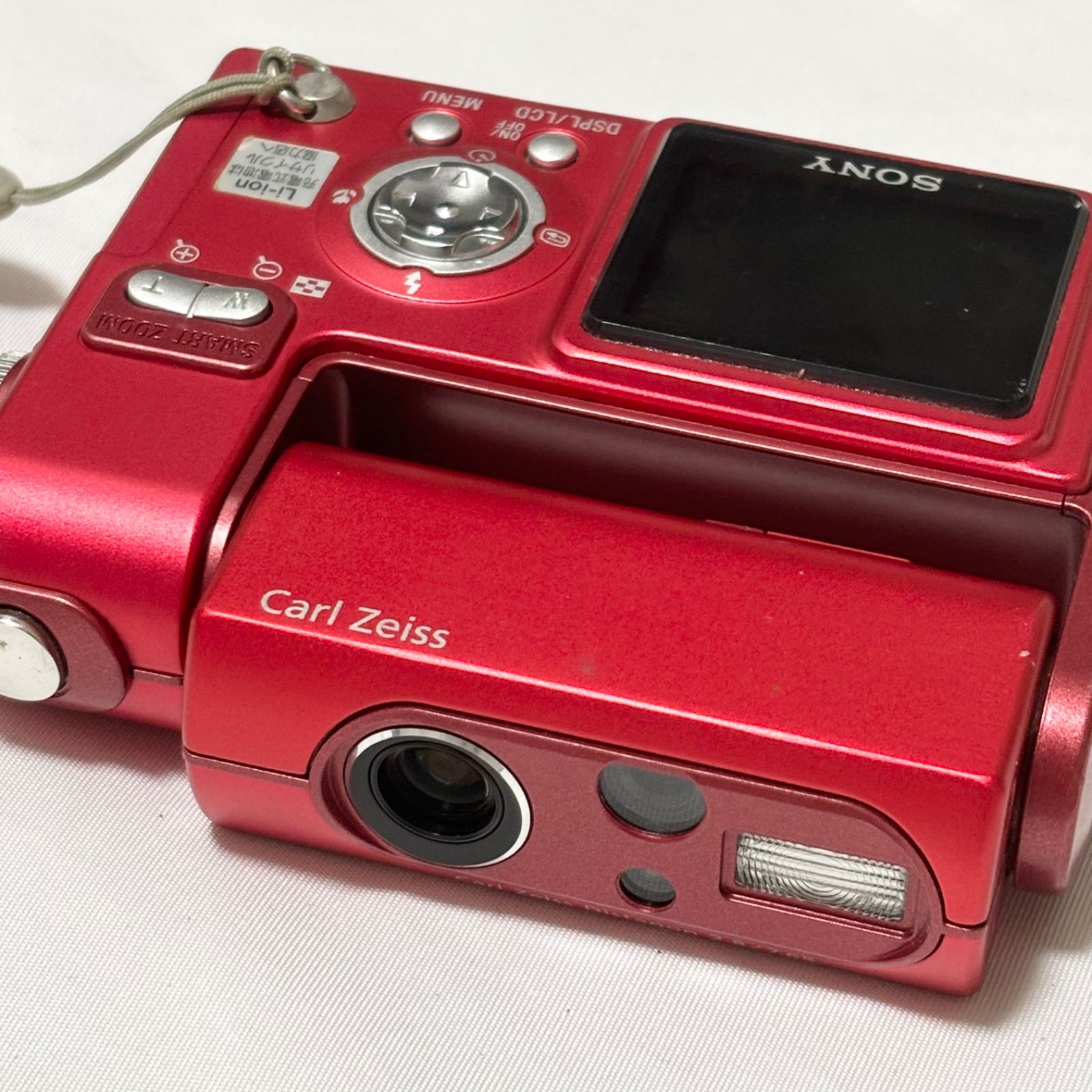 送料無料】SONY/ソニー/Cyber-shot/サイバーショット/DSC-F77A/レッド