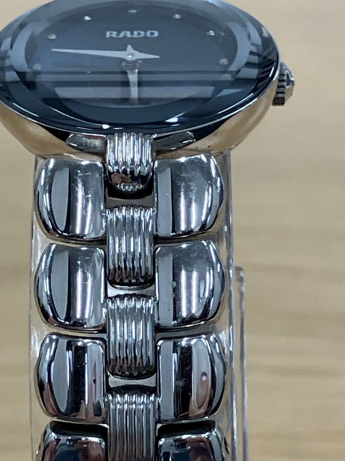 値下げ！RADO ラドー フローレンス シルバー ネイビー文字盤 腕時計