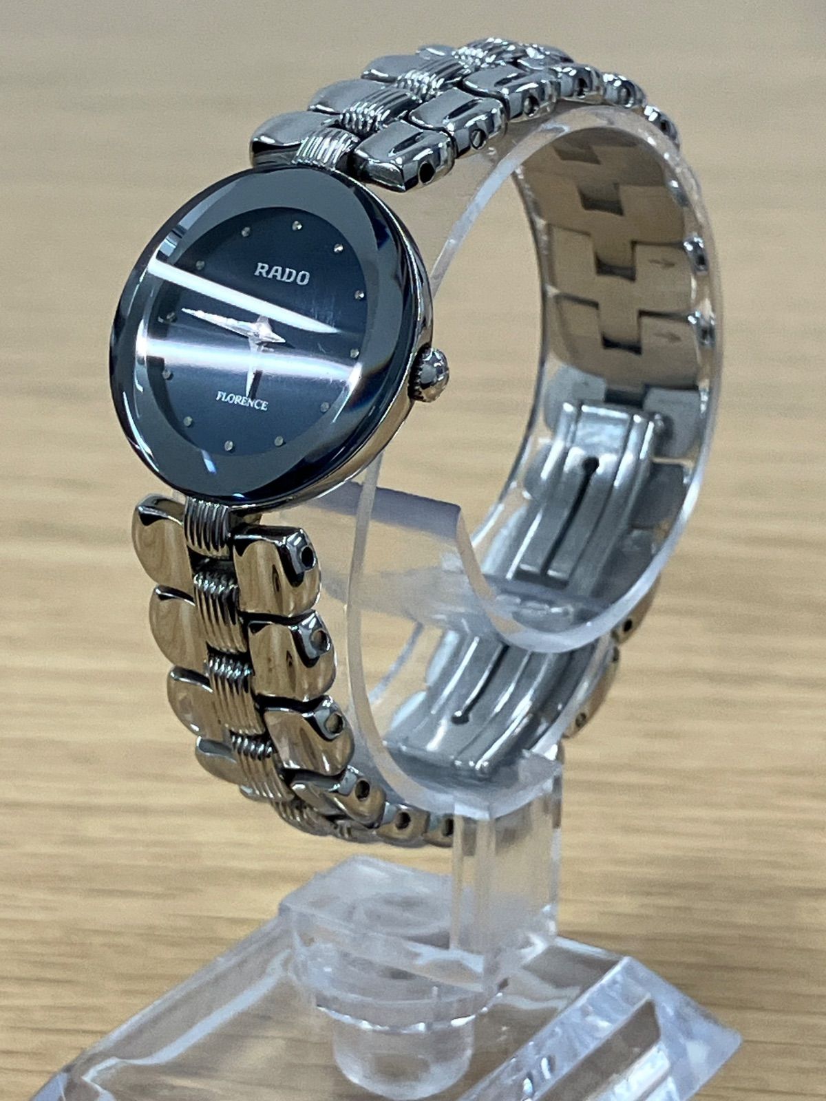 値下げ！RADO ラドー フローレンス シルバー ネイビー文字盤 腕時計