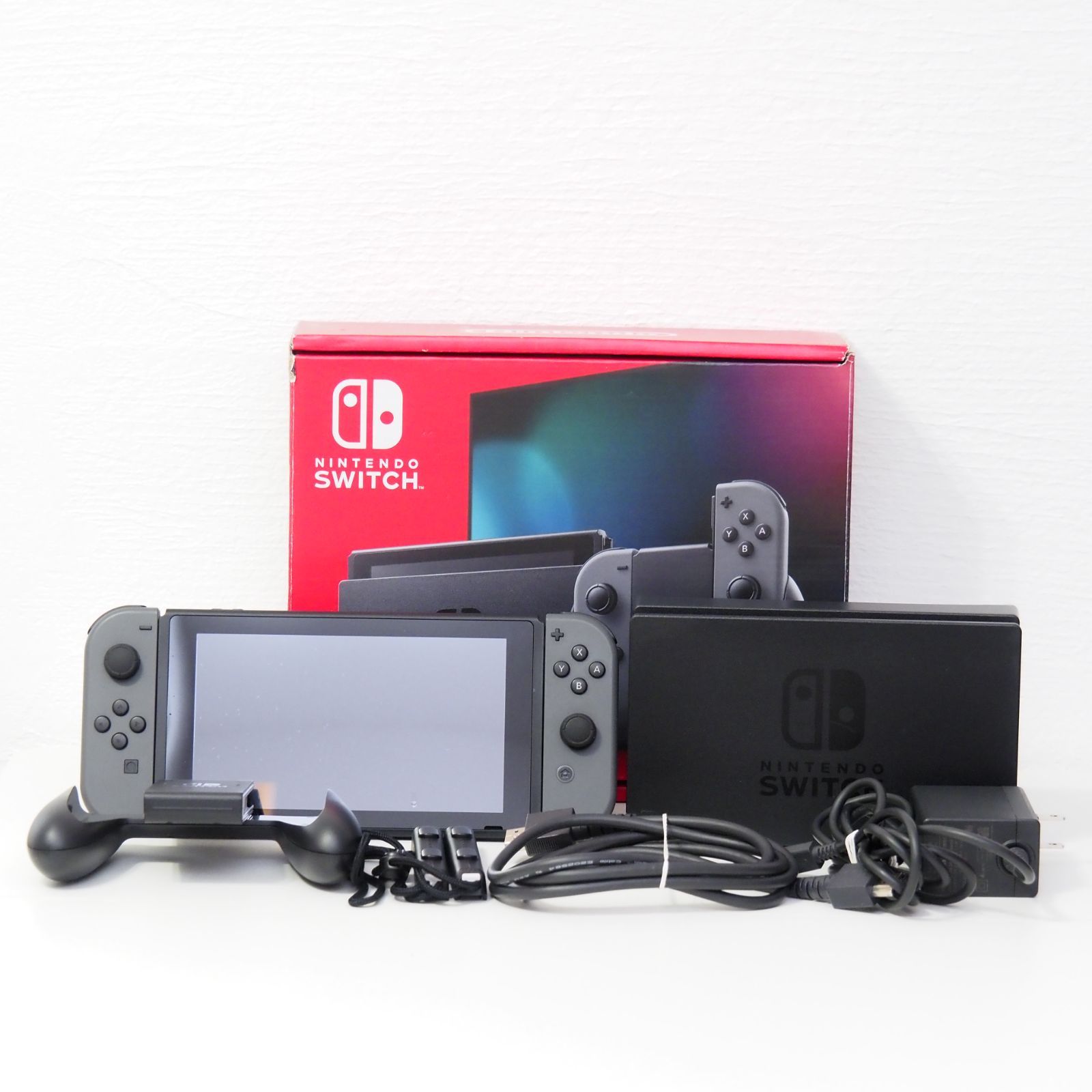 ニンテンドースイッチ 本体 Nintendo Switch バッテリー強化型 グレー すぐ遊べるセット