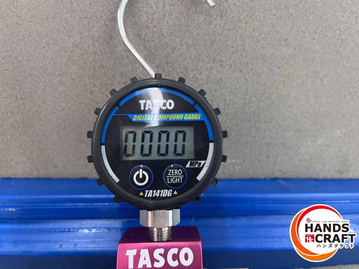 タスコ TASCO デジタルミニ縦型連成計 TA141DG マニホールド イチネンタスコ 現状品