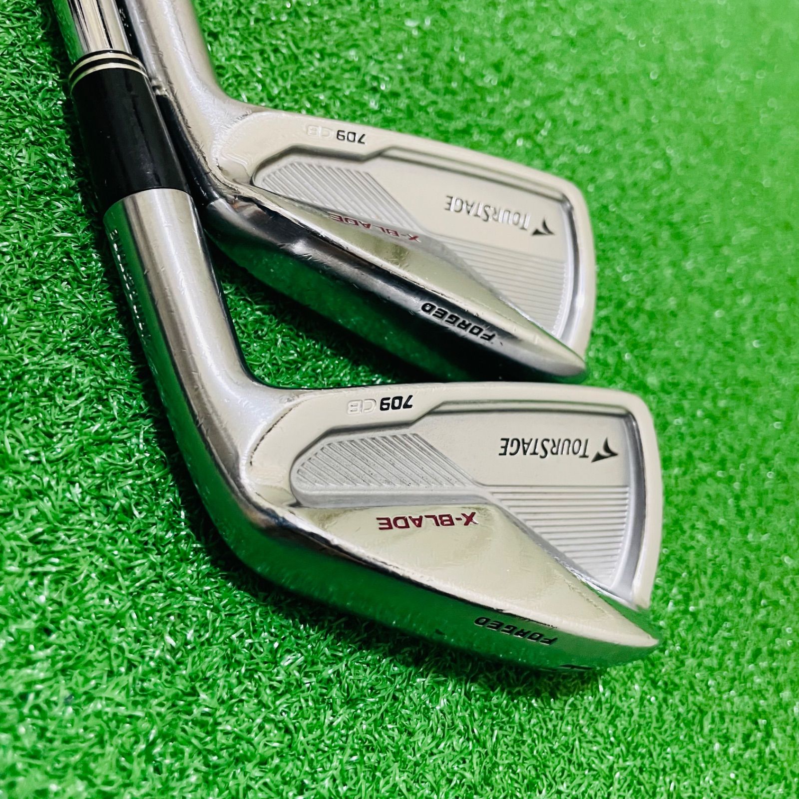 9285 X-BLADE ツアーステージ ブリヂストン アイアンセット CB 709 3番 4番 BRIDGESTONE メンズ 右利き アイアン Dynamic G