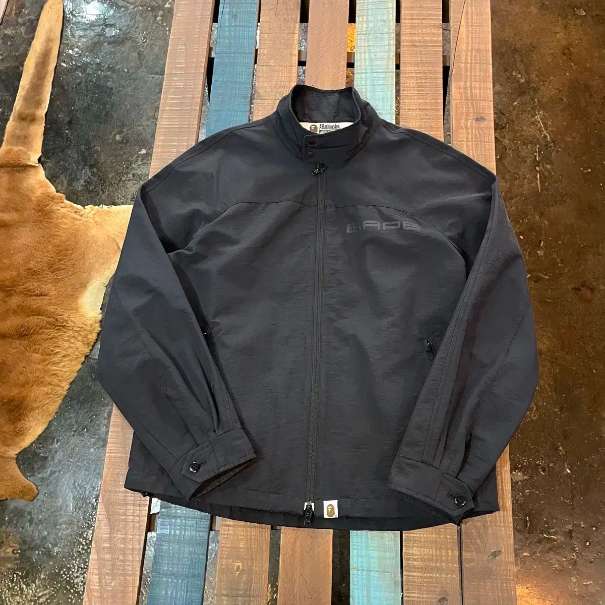 A BATHING APE アベイシングエイプ ベイプ 60 40 スイングトップ ジャケット 日本 ヴィンテージ