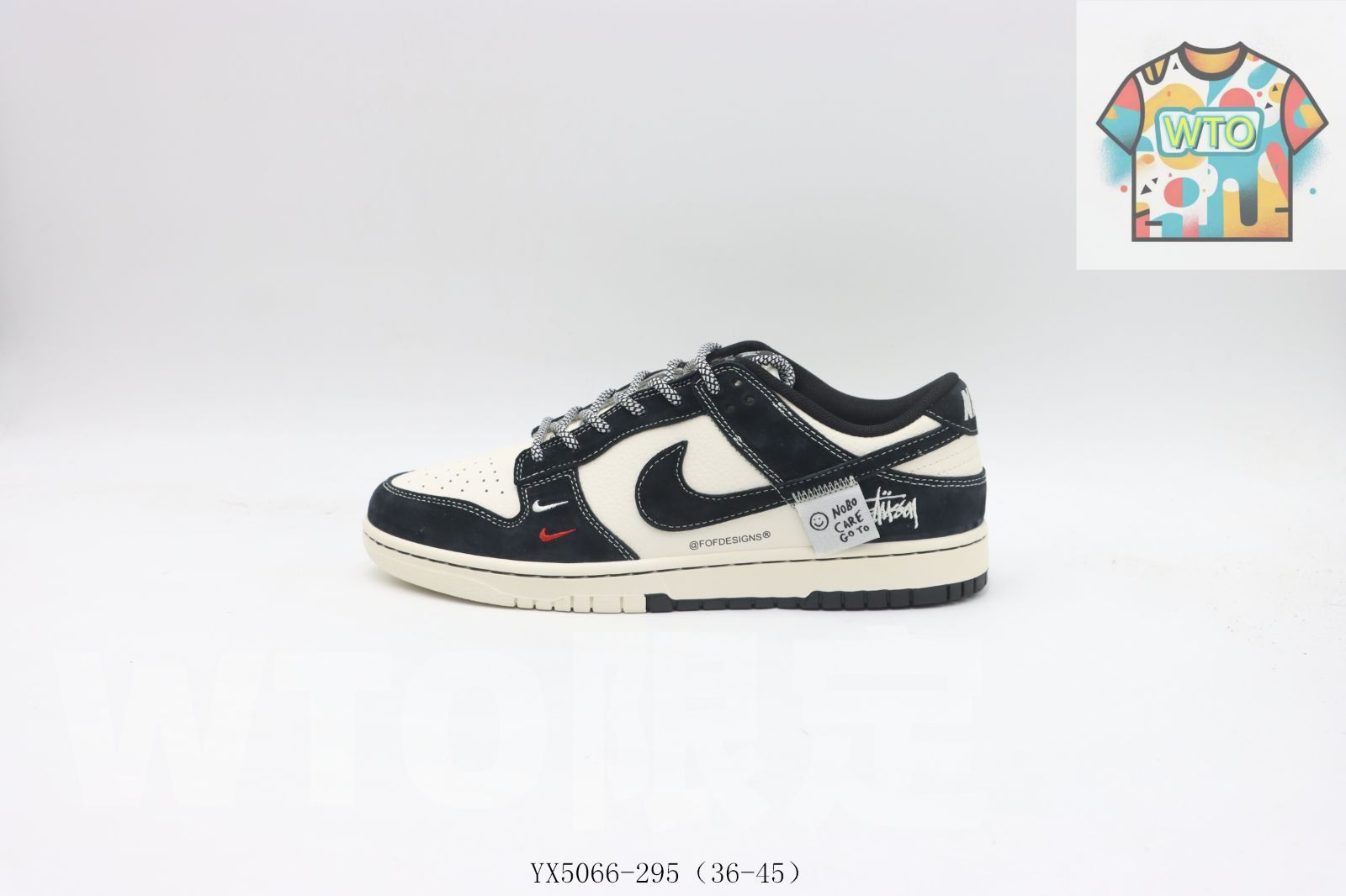 今日 ナイキ Nike スケートシューズ YX 5066-295 白黒-WTO輸入2