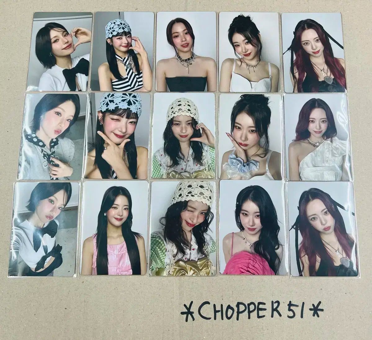 ITZY 日本 コレクター ラッキードロー トレーディングカード 15枚セット