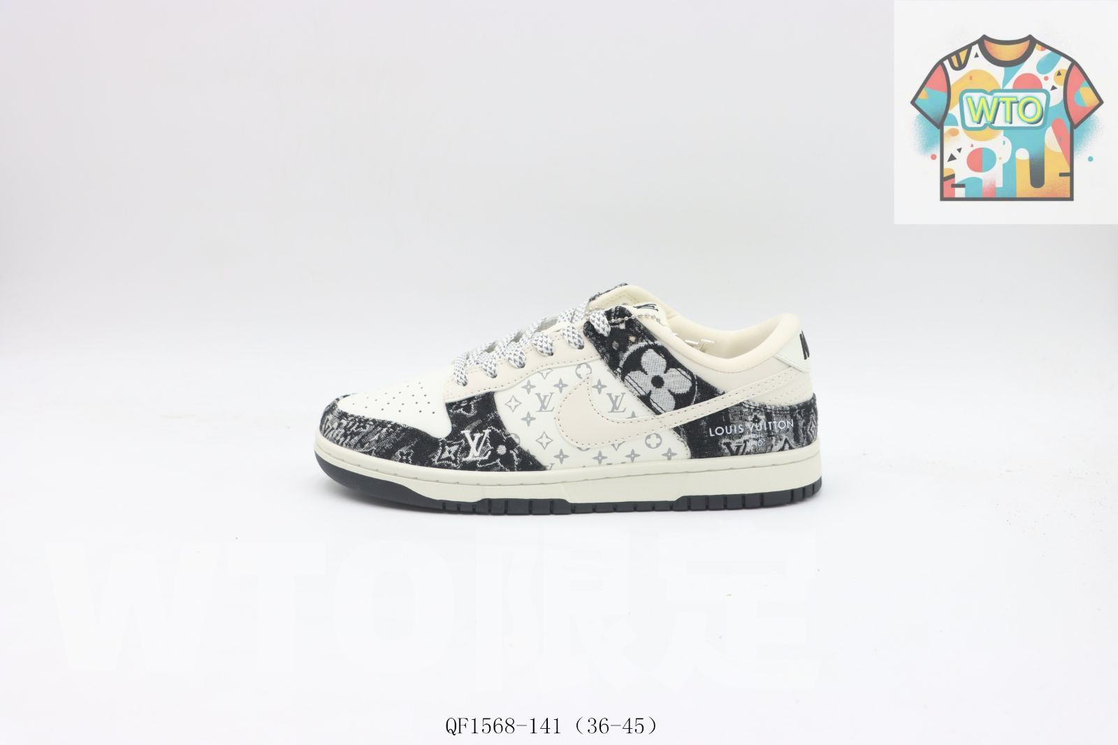 今日 ナイキ Nike スケートシューズ QF 1568-141 白黒-WTO輸入2