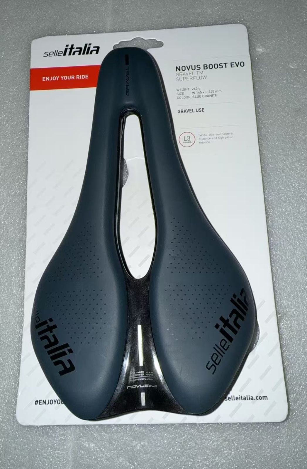 セライタリア SLR BOOST 3D S3 (130ミリ) カーボンサドル Carbon Fiber