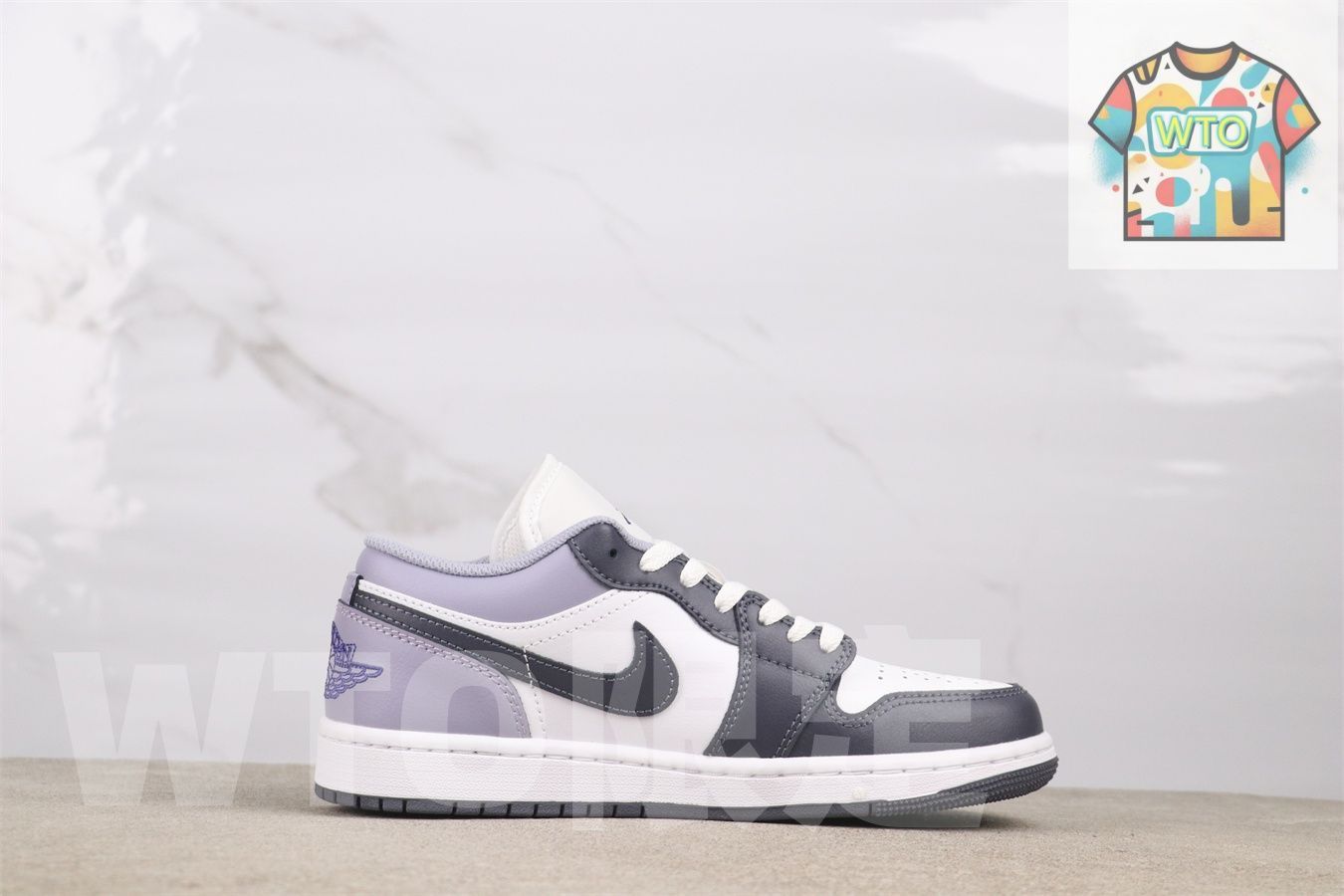 今日 Jordan 553558-145 ジョーダン 1 ローカット スモークパープル Smoke Purple -WTO輸入2