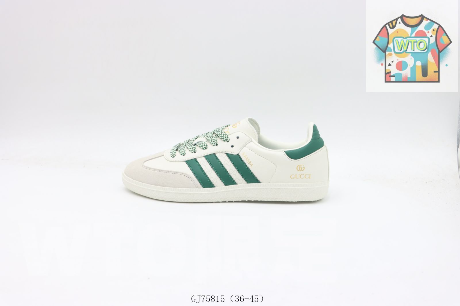 今日 アディダス ボードシューズ ホワイト グリーン GJ 75815 WTO輸入2