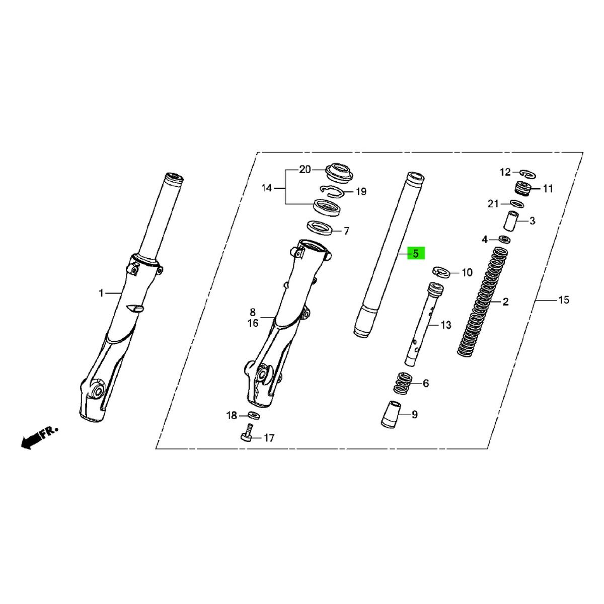 ベトナムホンダ純正 PCX JF81 JF84 PCX150 KF30 ADV150 KF38 パイプ
