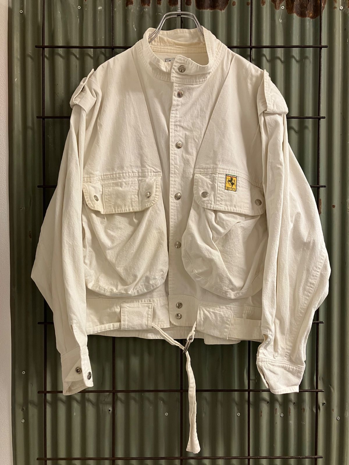 Old Ferrari Cotton Riders Jacket フェラーリ コットンライダースジャケット 古着 Vintage ビンテージ ヴィンテージ
